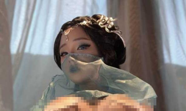 钛合金TITI《蓝环天琊》古风造型亮相 蓝纱遮面呈现清冷气质