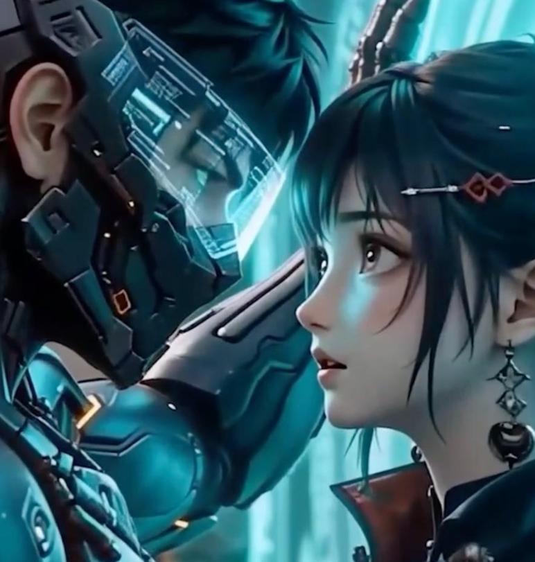 《山海快递》AI短剧第1-2集 古风美人与暗黑机甲首次交锋