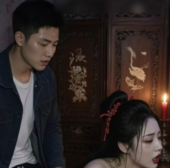 AI短剧《南山古宅的倩影》前三集 雨夜摄影师遇见红旗袍女鬼
