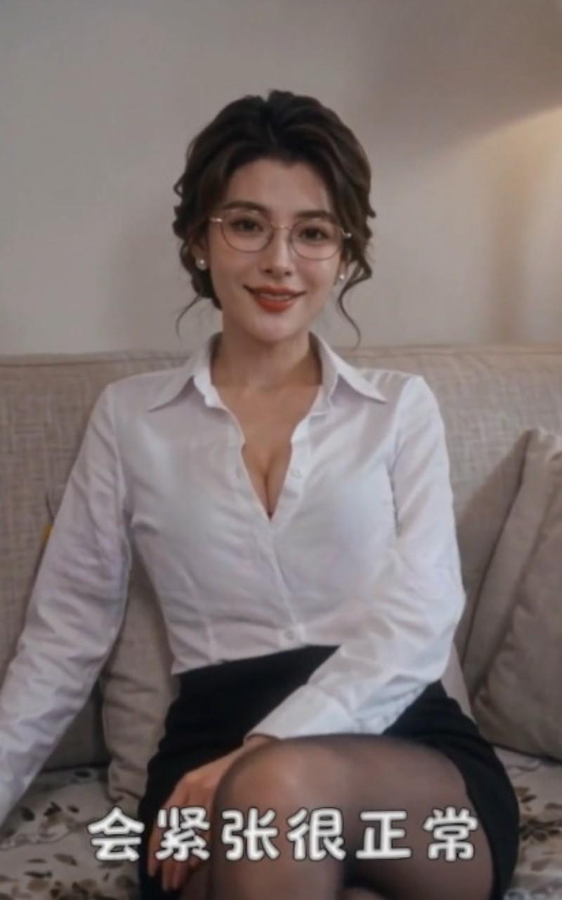 共享应用故事中的白衣女性角色