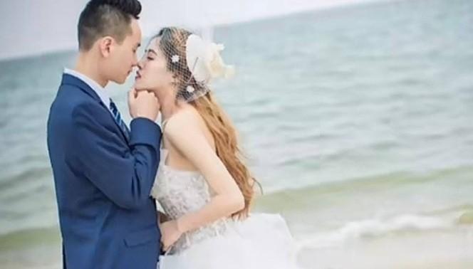 张赛杰与潘桢卉的婚纱照片