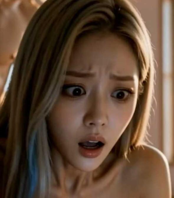 秘密教学新版中女子惊讶的面部近景